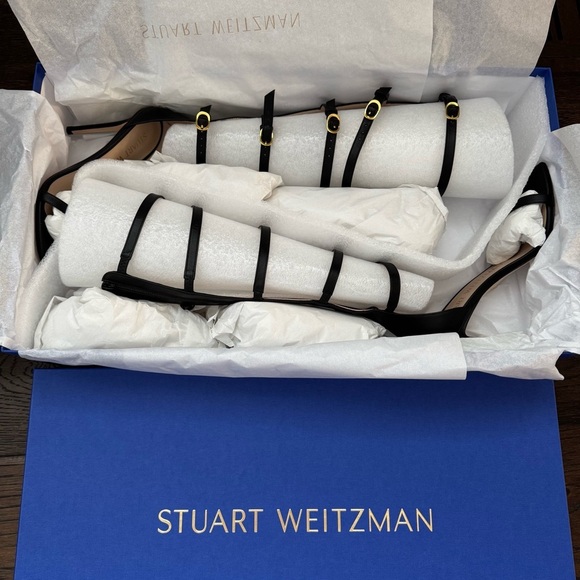 Stuart Weitzman Nudistcurve Gladiator Sandal 100mm - Picture 11 of 13